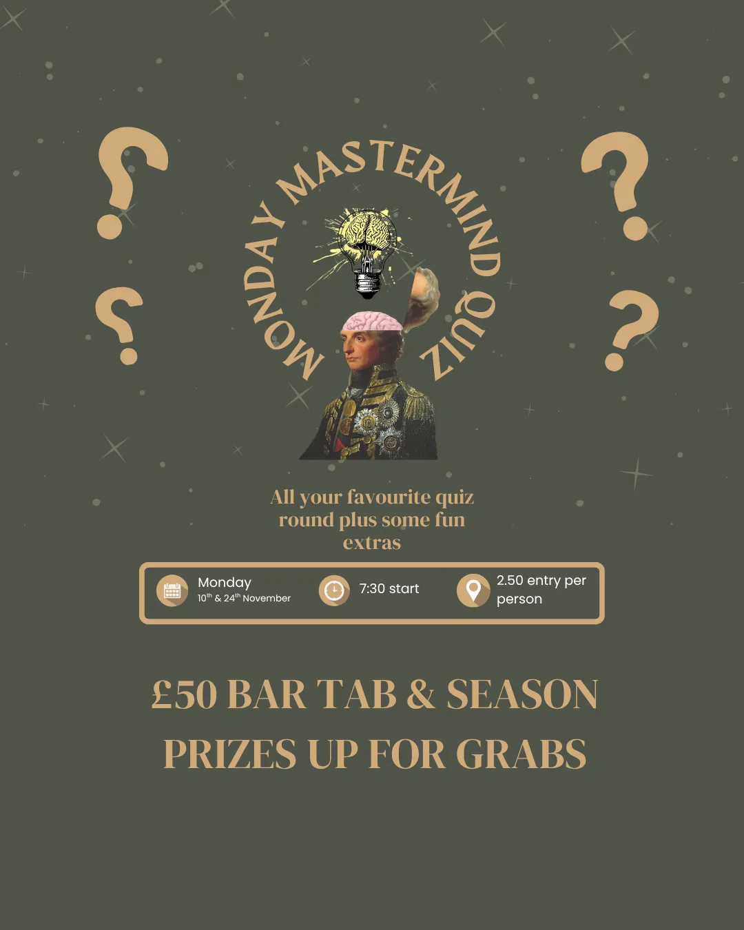 Monday Mastermind Quiz
