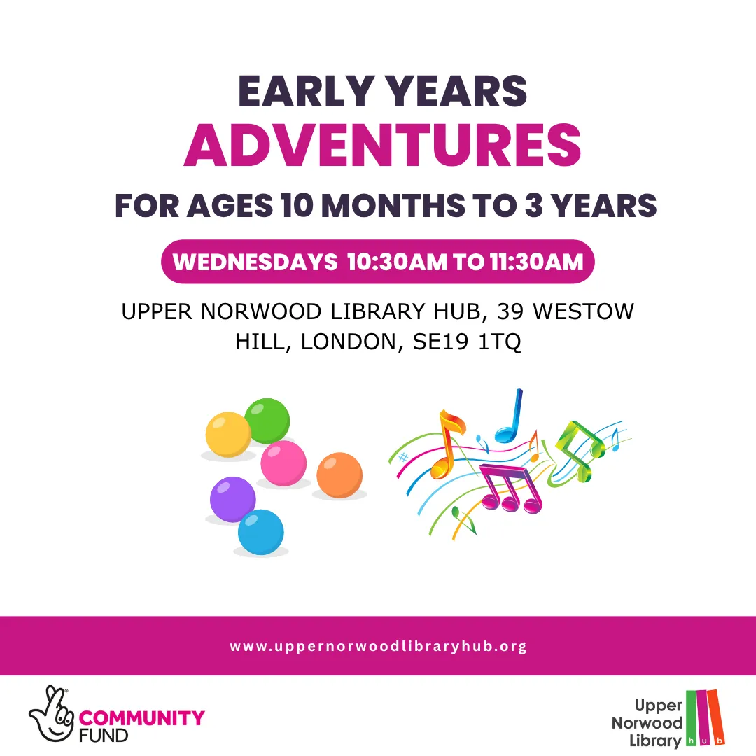 Early Years Adventures - Wednesdays 10:30am-11:30am