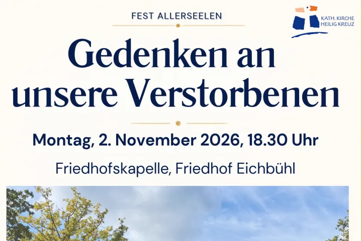Ökumenischer Gottesdienst vor der Grabfeldaufhebung
