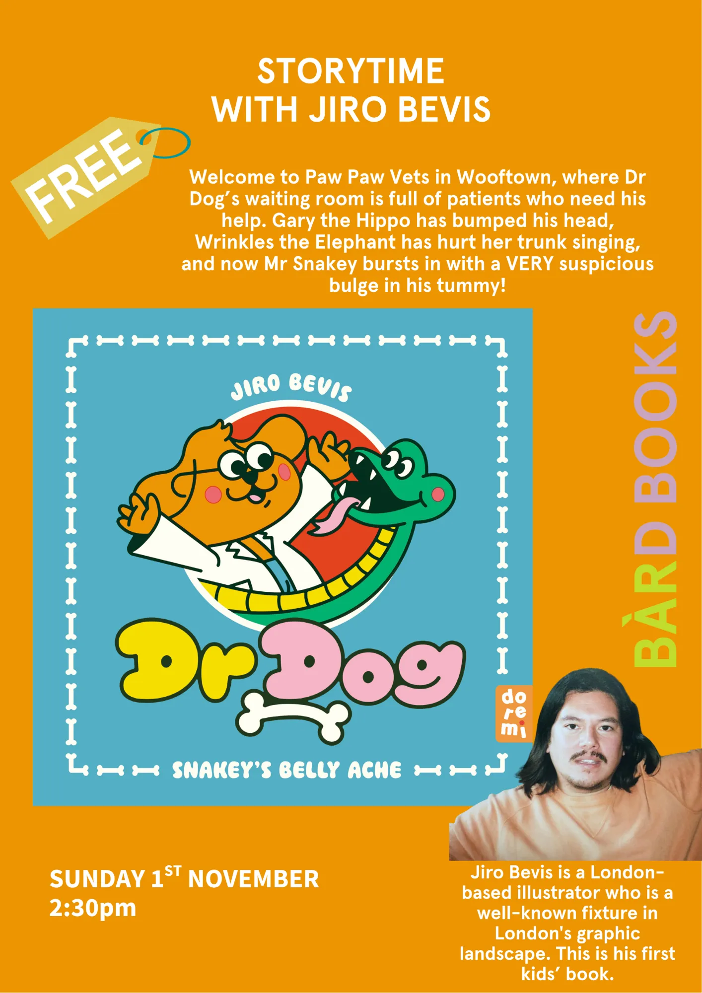 KIDS STORYTIME with JIRO BEVIS