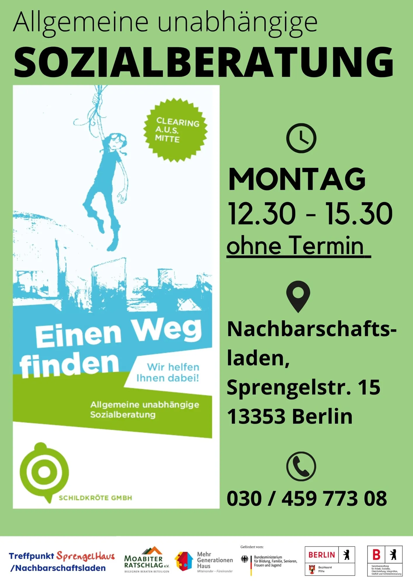 Sozialberatung (ohne Termin)
