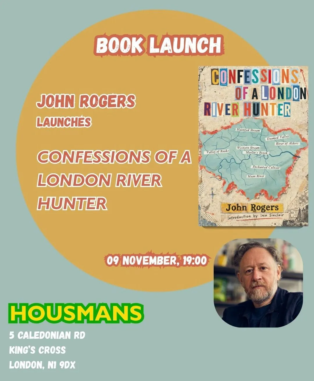 BOOK LAUNCH: Confessions of a London River Hunter by John Rogers