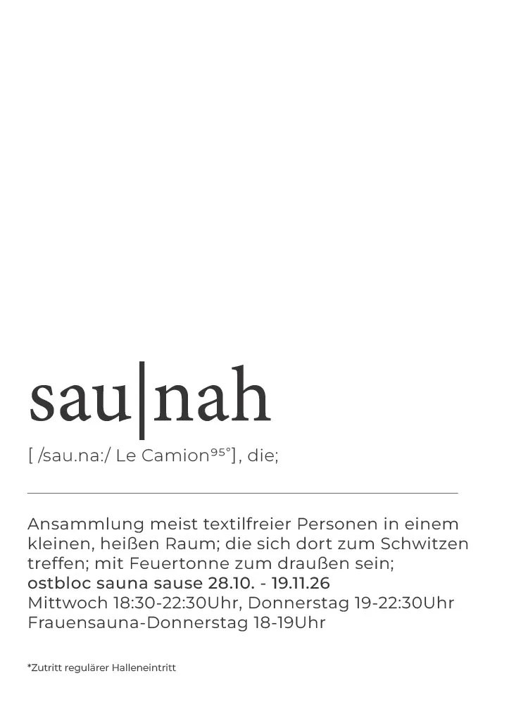 Der Saunabus ist wieder da
