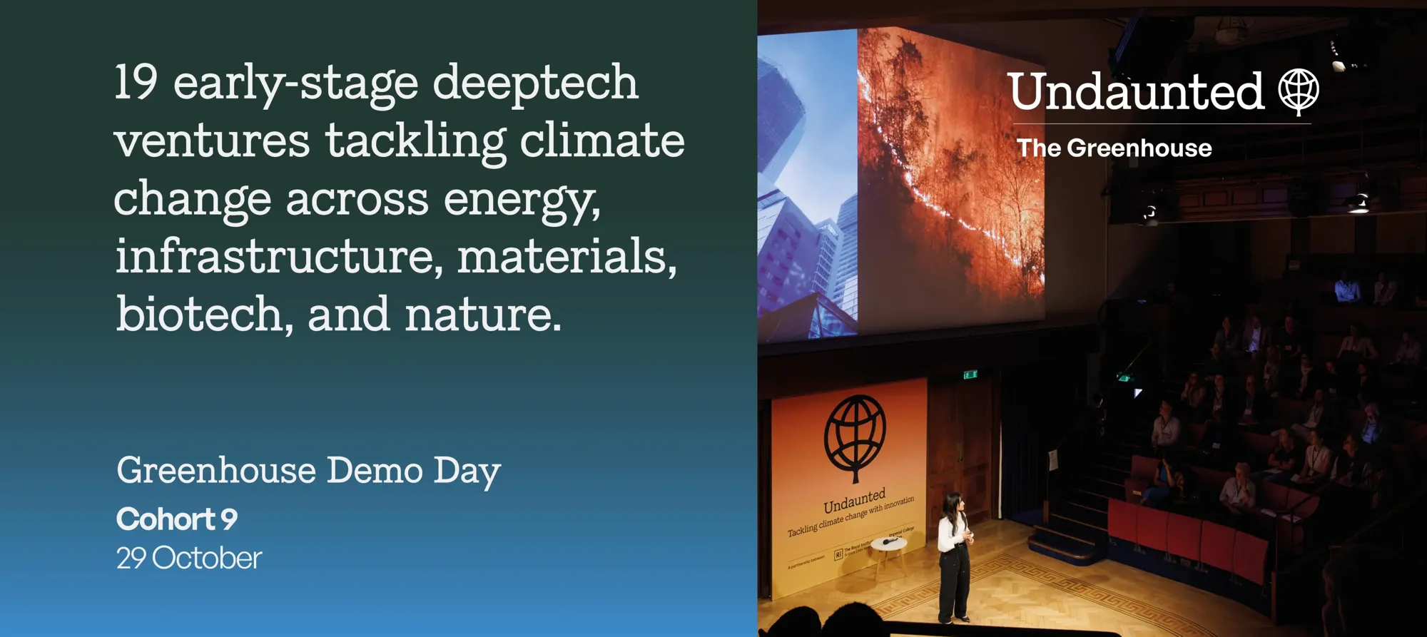 Greenhouse ClimateTech Demo Day – Cohort 9