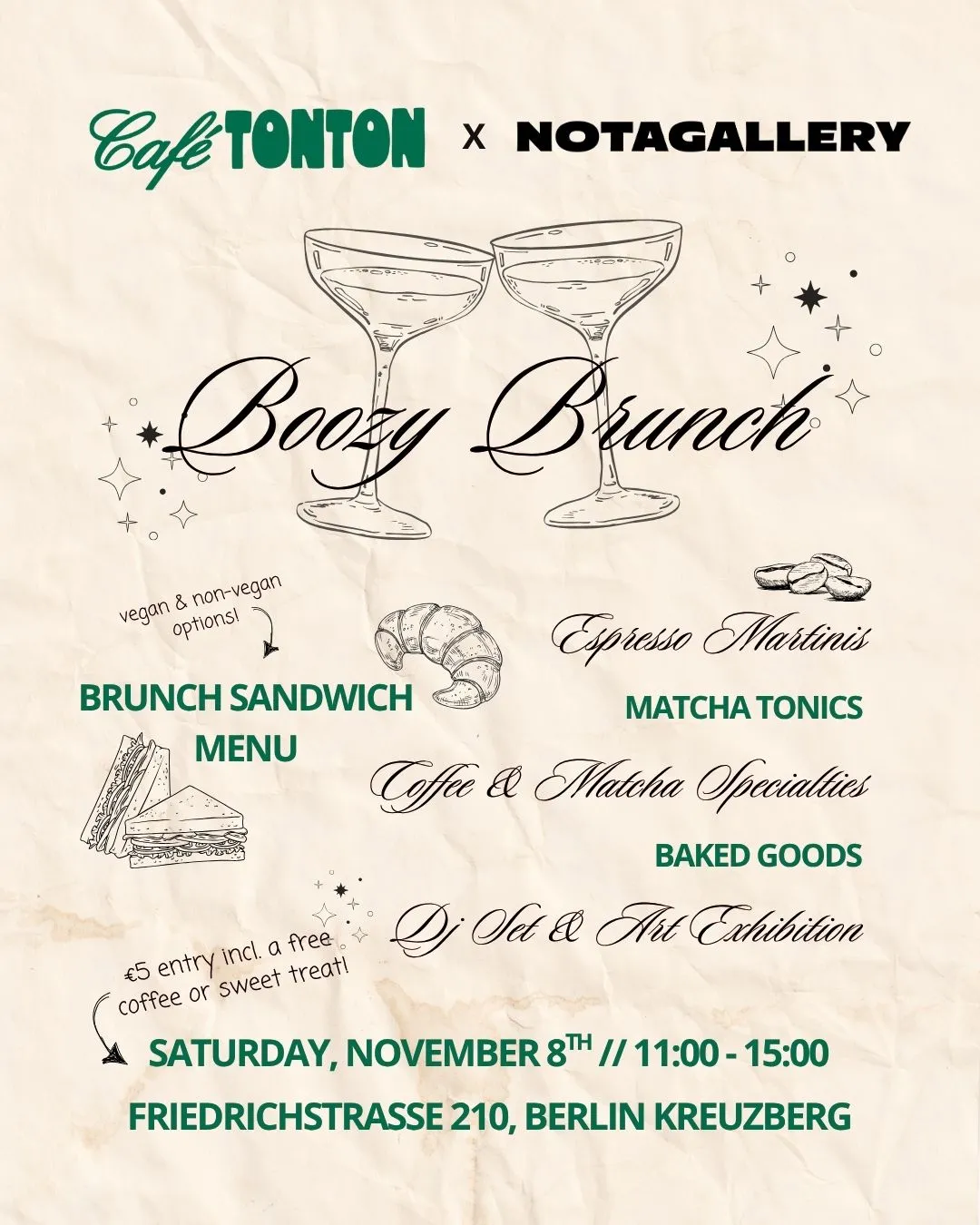 TonTon x NOTAGALLERY: Boozy Brunch