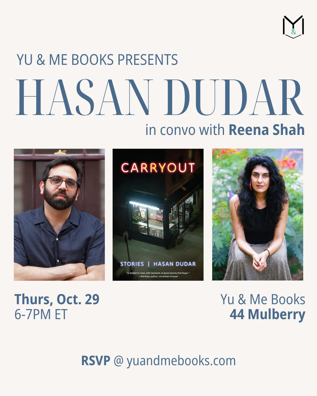 Book Talk | Carryout by Hasan Dudar