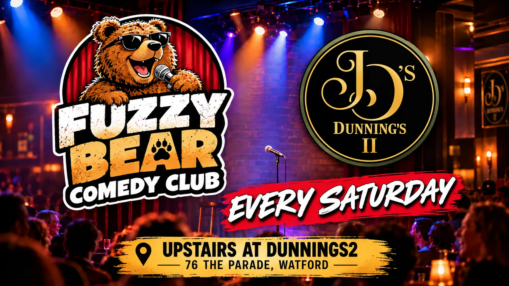 Fuzzy Bear Comedy Club @ JD's