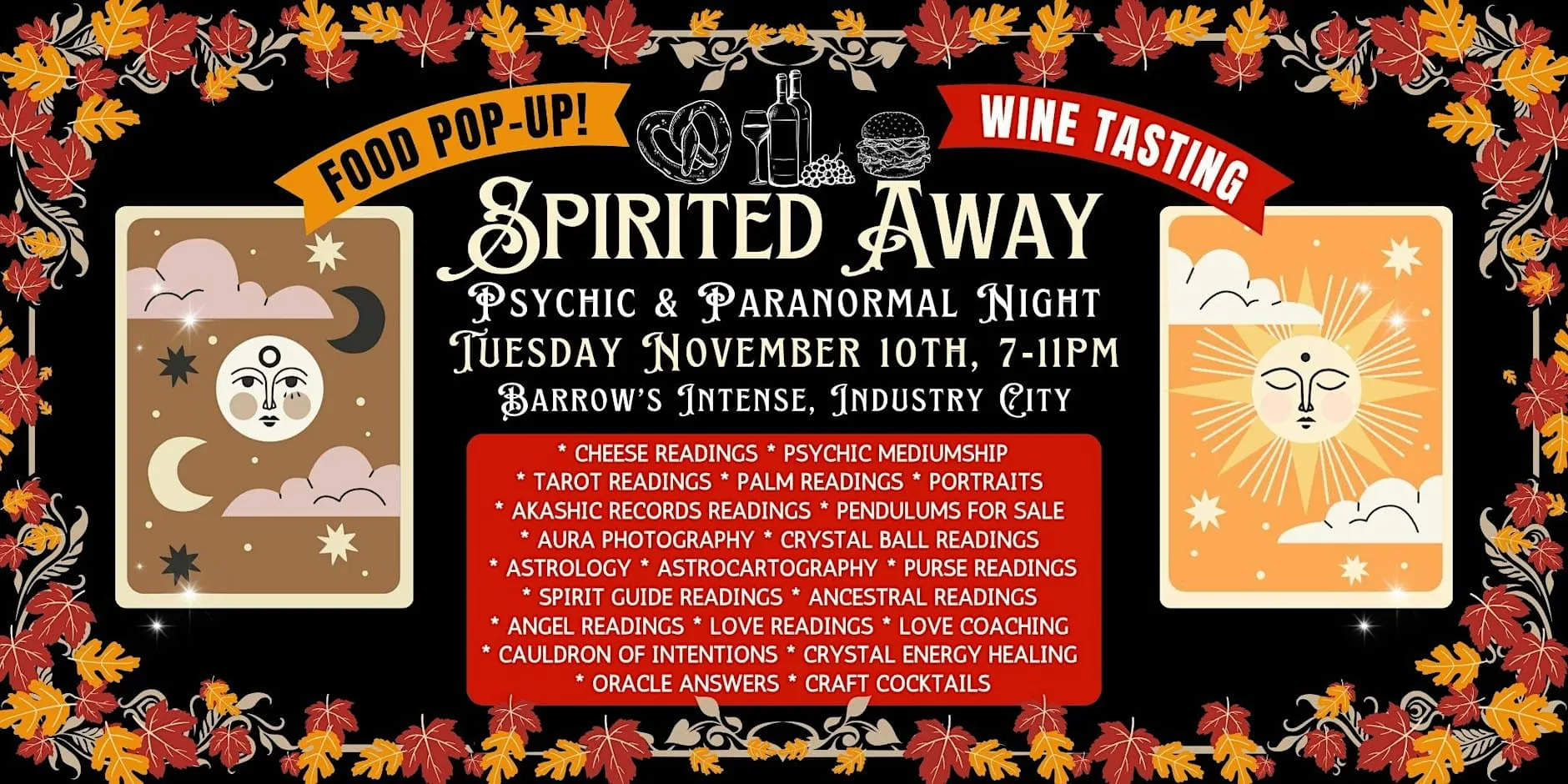 Spirited Away Psychic & Paranormal Night