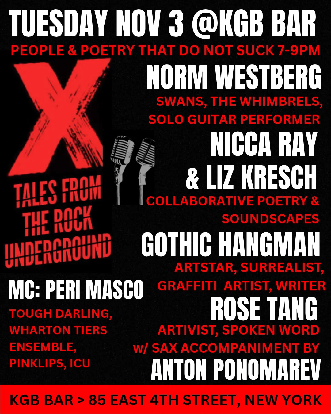 X: Tales From The Rock Underground