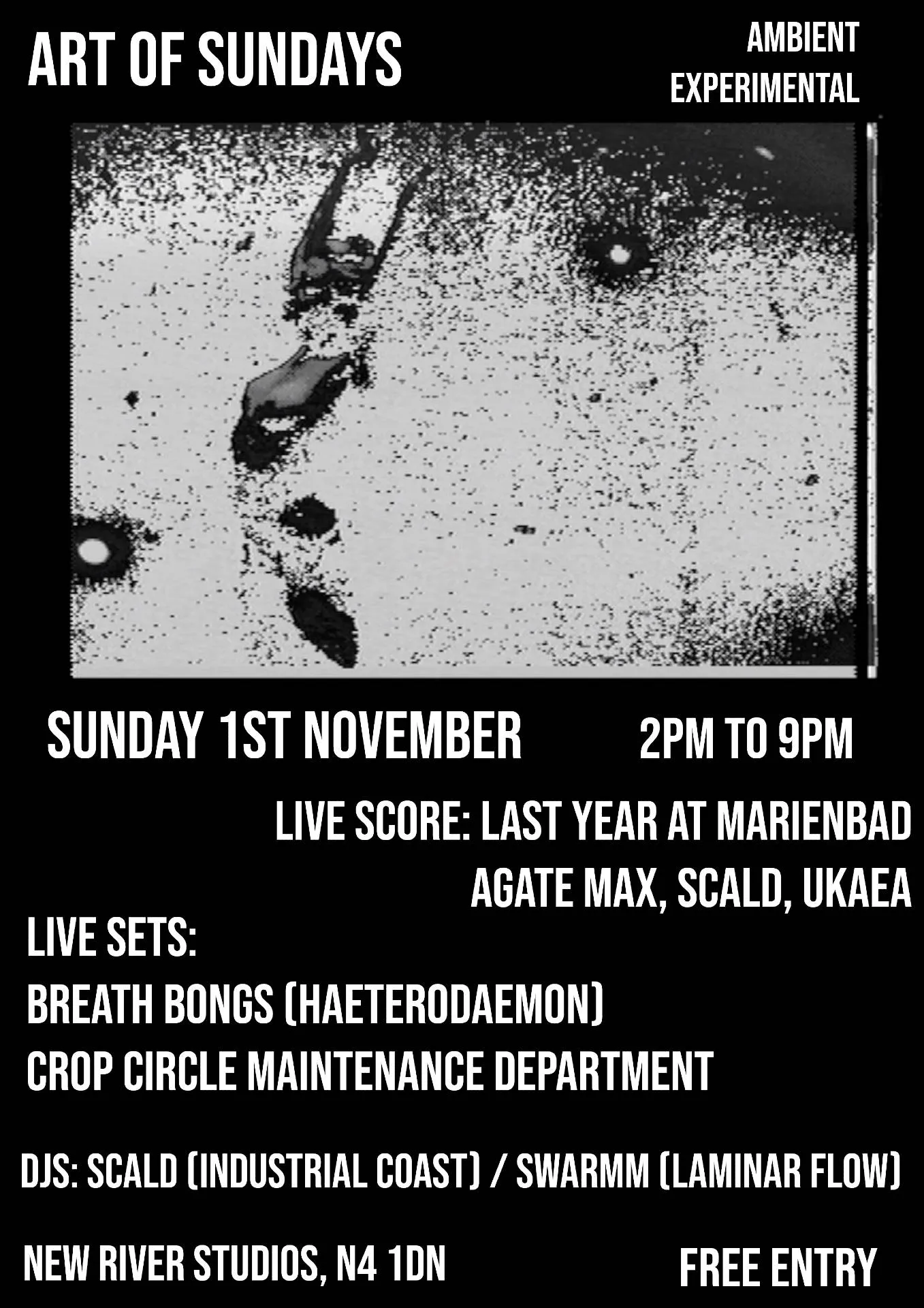 (FREE ENTRY!) Art of Sundays presents: LIVE FILM SOUNDTRACK, ambient live sets, DJs, food pop up!