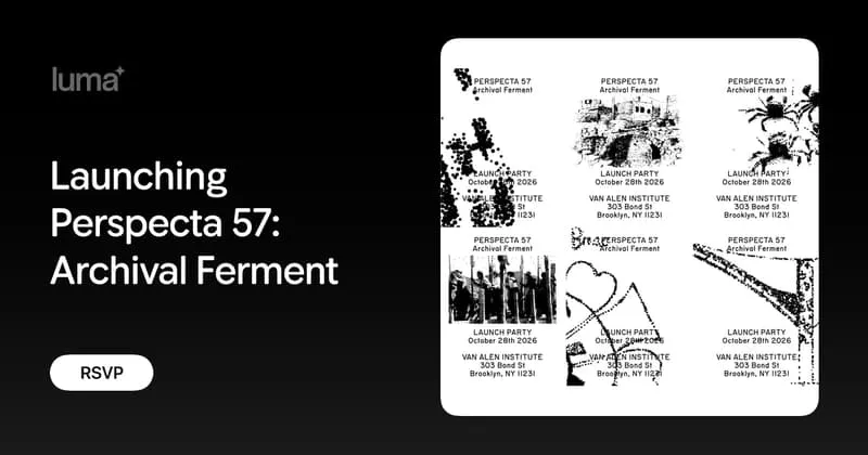 Issue Launch: Perspecta 57: Archival Ferment
