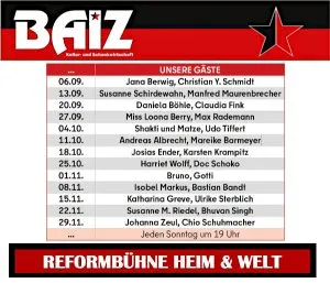 Reformbühne Heim und Welt – mit Harriet Wolff, Doc Schoko