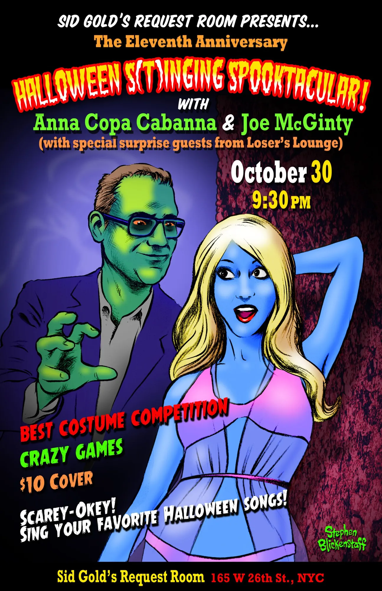 Anna Copa Cabanna & Joe McGinty's Halloween Spooktacular!