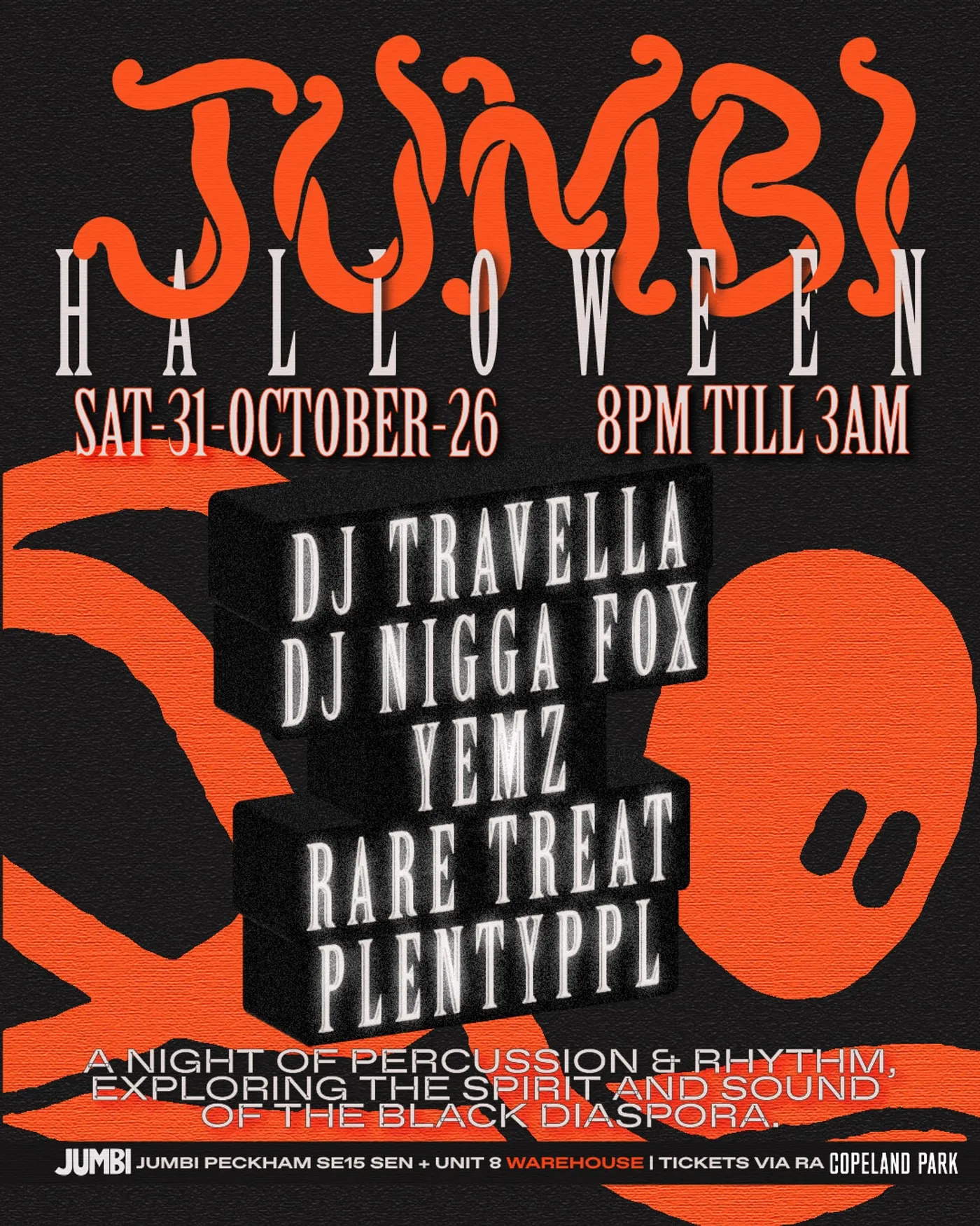 Halloween Warehouse Dance with DJ Travella, DJ Nigga Fox, plentyppl + more