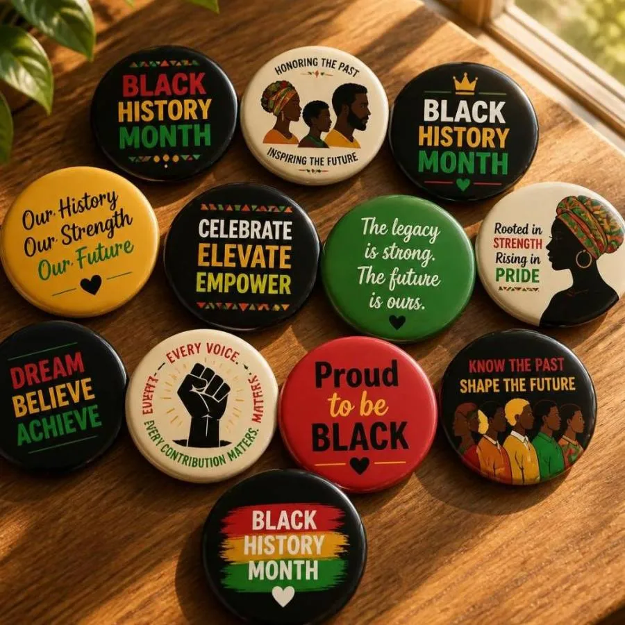 Make Your Mark: Black History Badge Making