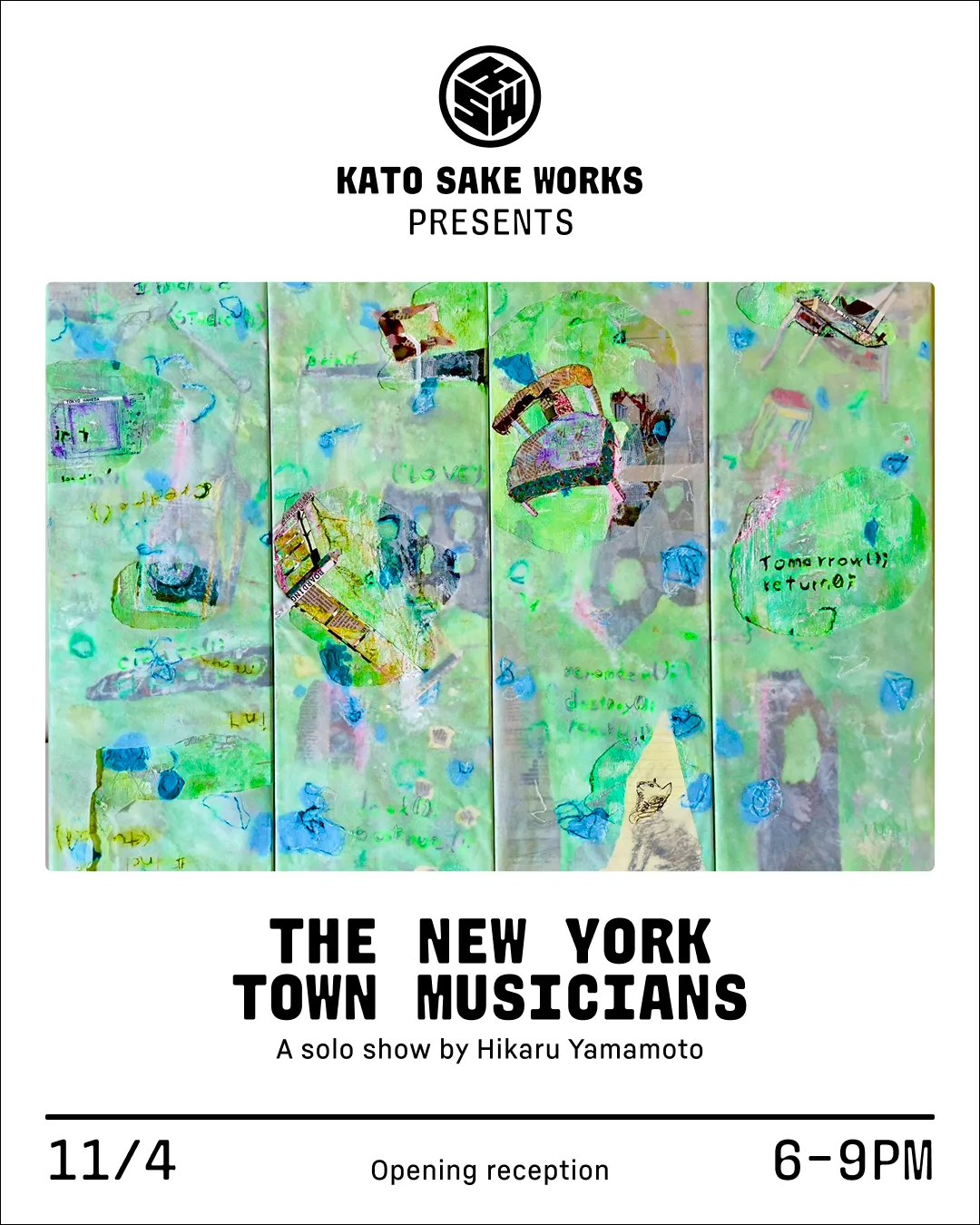 Gallery Opening Reception: The New York Town Musicians by Hikaru Yamamoto
